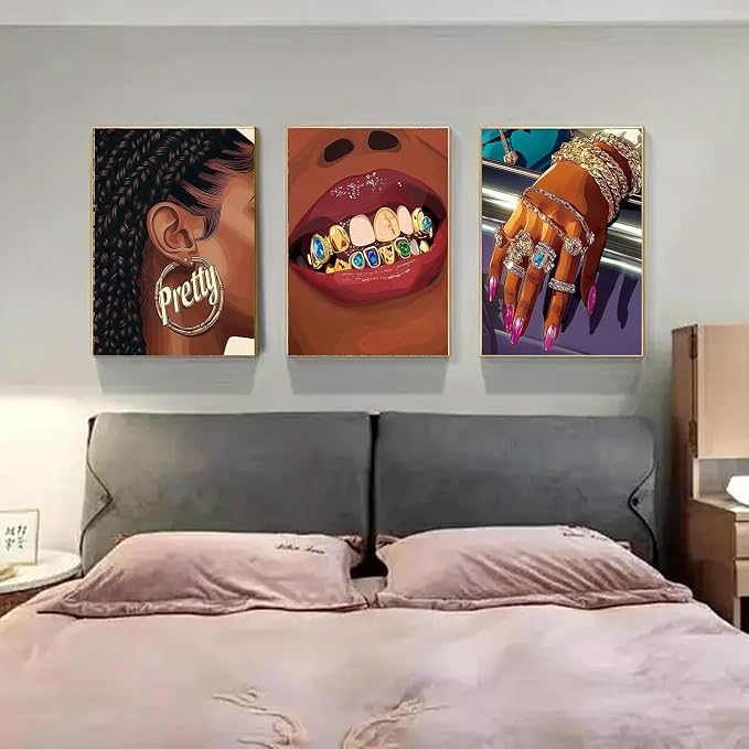 Paint by Numbers for Adults and Kids Beginner 4 Pack Vintage Vinyl Record African American Painting by Number Kits On Canvas Number Artist Paint by Number Kit DIY Oil Acrylic Paints Home Wall Decor