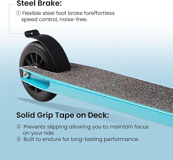 Pro Scooters for Kids 8 +, Teens and Adults | Two Different Scooter Heights 31.5” and 36.6”to Choose from