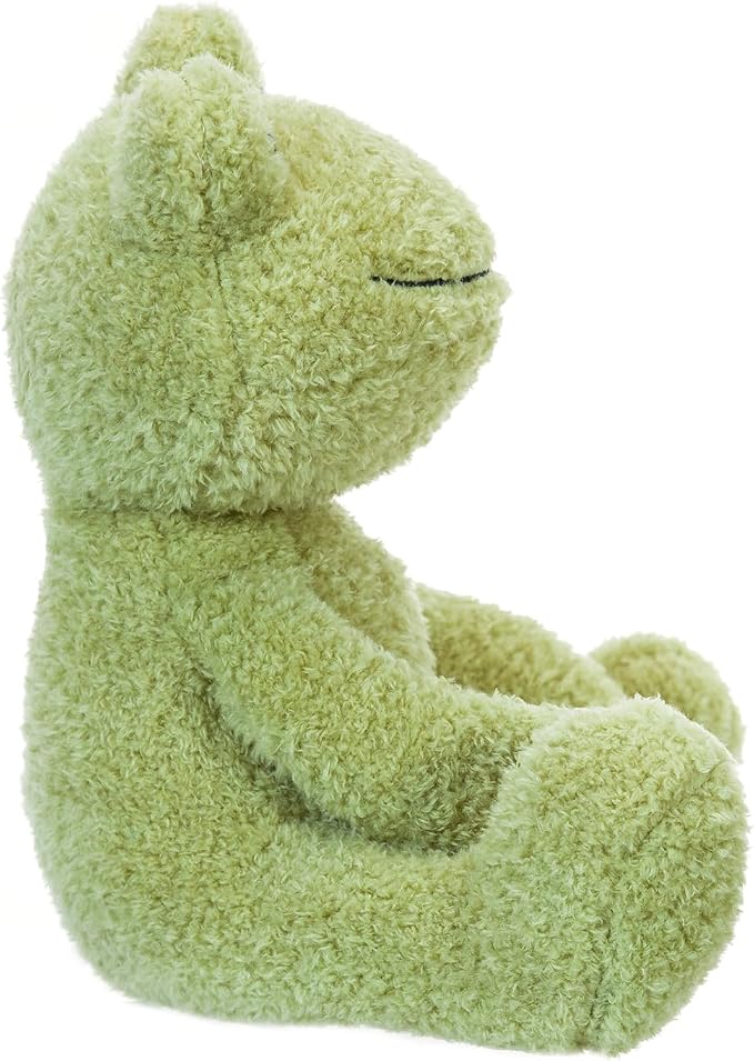 Apricot Lamb Frog Plush Stuffed Animals for Kids, Soft Cute Plush Toys for Baby Girl and Boy, Fluffy Frog Green 7 Inches