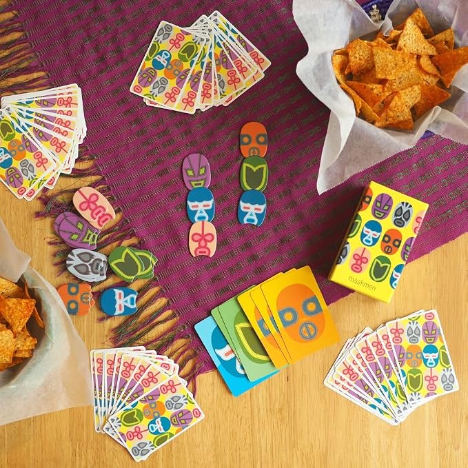 Oink Games Maskmen – Strategic Shedding Card Game | 2–6 Players | Ages 9+ | 20-Minute Portable Game
