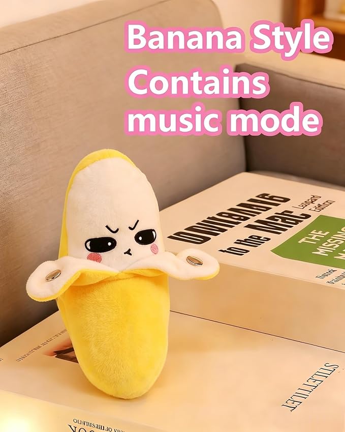 Baby Musical Sensory Toy,nteractive Musical Plush Toy with Sounds，Sensory Activity Learning Educational Kid Toy,Fun Christmas and Birthday Gifts Suitable for Multiplayer interaction (Yellow Banana)
