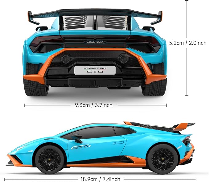 RASTAR Lamborghini Remote Control Car, 1/24 RC Lamborghini Huracán STO Toy Car RC Cars for Kids Adults