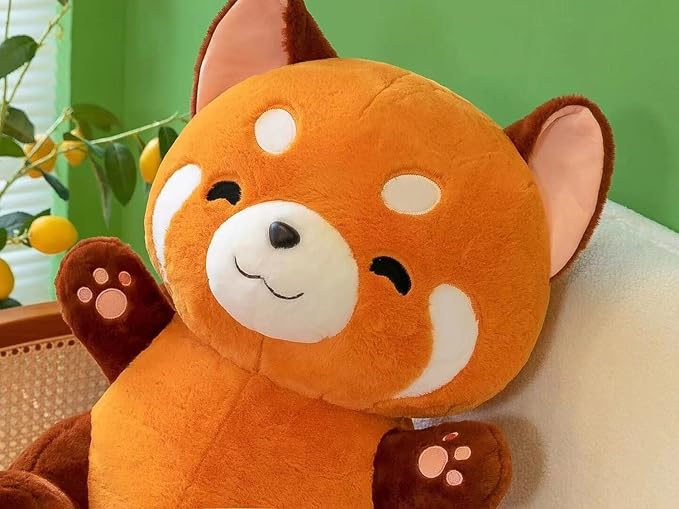 YUKOUQIAN Red Panda Stuffed Animal Cute Red Panda Plush Toy 9 inch for Girls Boys (red Panda)