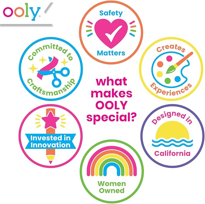 Ooly 17 PC Doodle Fun Draw & Color Activity Kit - Learn to Draw +260 Designs with 60 Page Instruction Book, Markers, Pencil & More- Great Screen-Free Entertainment