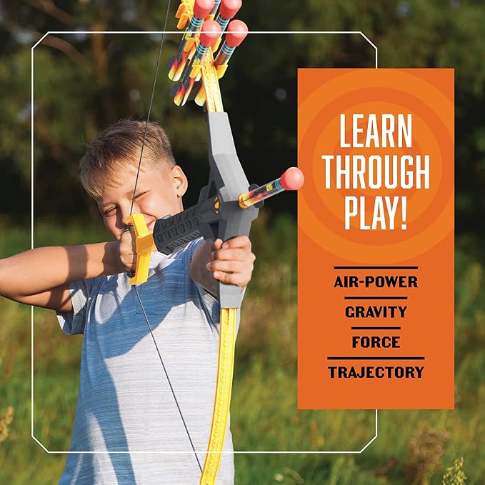 Kids Bow and Arrow Archery Set - Coolest Toys for Boys Age 6, 7, 8, 9, 10, 11 & 12 Year Old Boy Gifts - Cool Boy Toys Birthday Gift - Best Outdoor Kid Sports Play Toy