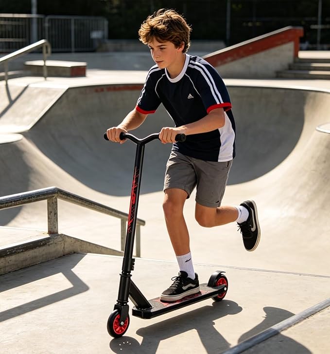 Pro Scooters Stunt Scooter For Kids 8 Years and Up Adults Complete Trick Scooter for Intermediate,Beginner,Advanced and Professional Riders Teens Cool Pro Scooter for Freestyle Tricks & BMX Stunts