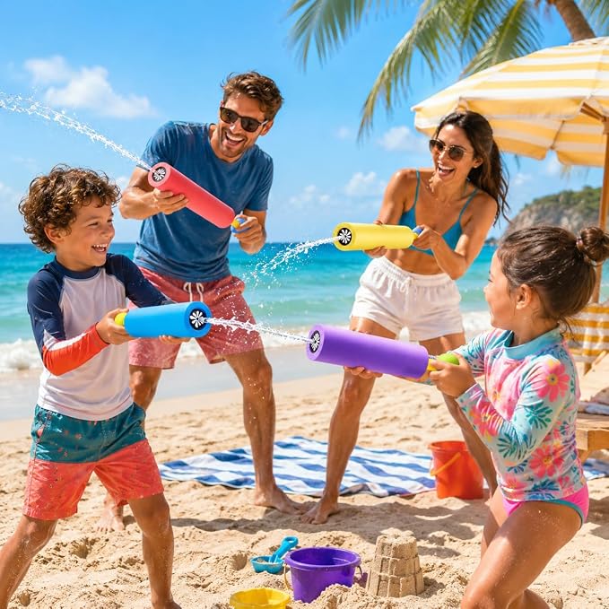 8 Pack Water Squirt Toys for Kids Age 1-3 4-8 8-12, Toddlers Squirter Toy, Swimming Pool Games Playset, Sensory Beach Outdoor Activity, Water Spraying for Boys Girls Birthday Gifts 3 4 5 6 7 8