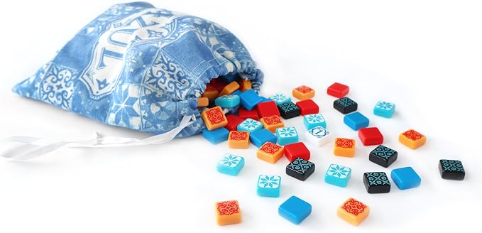 Azul Board Game - Award-Winning Tile-Placement Strategy with Beautiful Mosaic Art for Adults & Families, Family Fun for Adults, 2-4 Players Ages 8+, 30-45 Minute Playtime