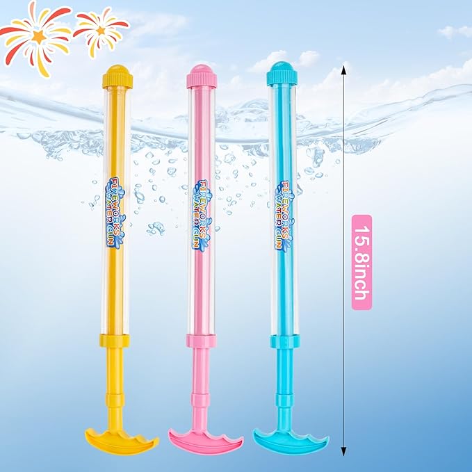 12Pack Creativity Fireworks Water Gun, Sprays Water Like Fireworks, Squirt Gun for Kids, Bulk Samll Water Blaster Summer Pool, Backyard, Beach, Birthday Party Outdoor Game Toys