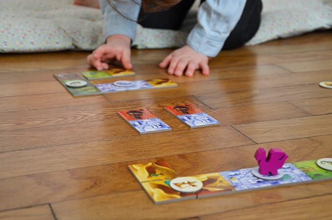 Tabletop Strategy Game, My First Kingdomino, Fun Kids & Adults Family Fantasy Board Game, 2-4 Players, Ages 5+, Dragomino by Blue Orange Games