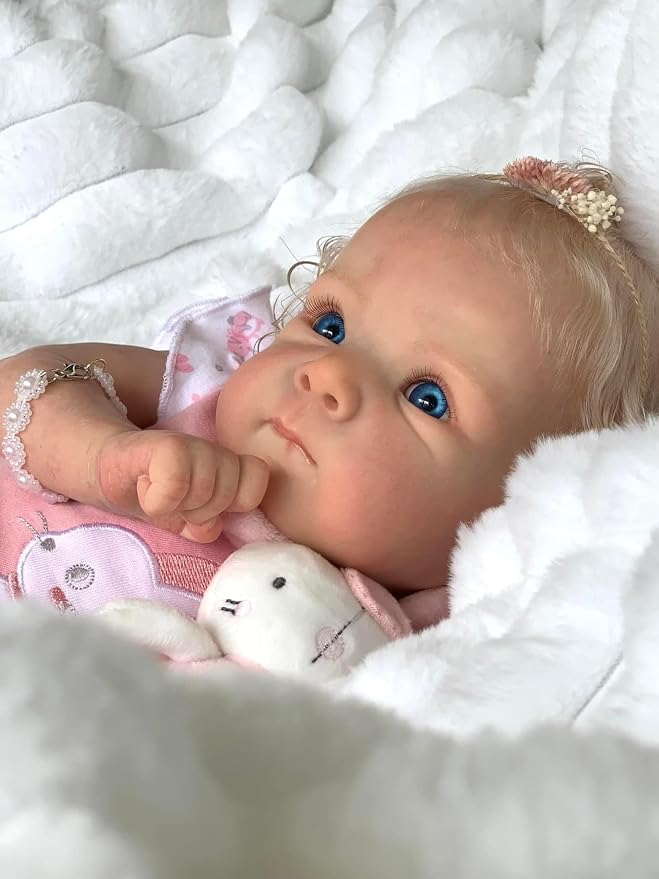 Zero Pam Reborn Baby Dolls Full Body, Realistic Baby Doll 18 Inch Real Babys Doll that Look Real Life Reborn Dolls with Accessories