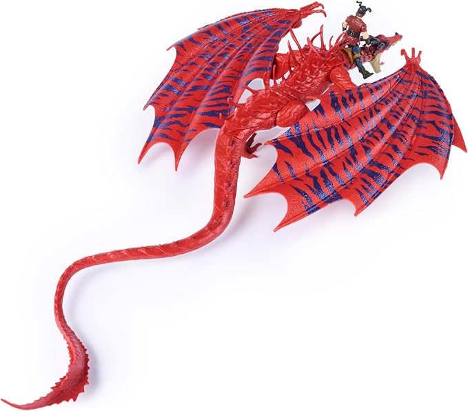 DreamWorks Dragons How to Train Your Dragon, Monstrous Nightmare and Snotlout, Viking Duo Action Figures, Kids Toys for Boys Ages 4 and up