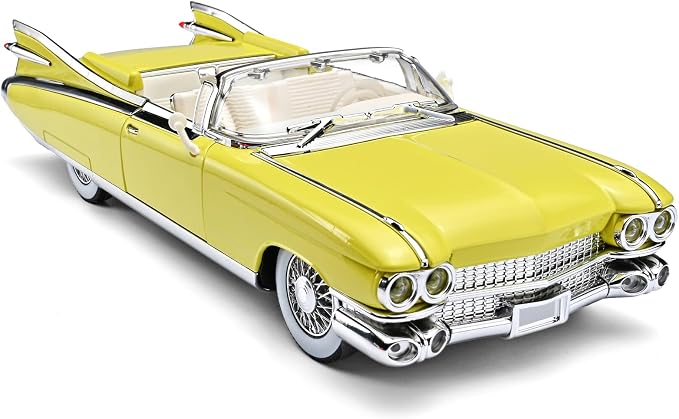 RZAPE Toy Car Models 1/24 Diecast Cars Eldorado Metal Model Car Carros De Coleccion,Model Cars Kits for Adults and Boys,Pull Back Car with Lights and Sounds,Toy Cars for Boys Age 4-7（Yellow）
