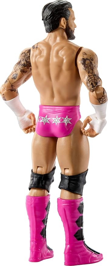 Mattel WWE CM Punk Action Figure, Main Event Series #164, 6-inch Collectible Superstar with 14 Articulation Points & Life-Like Look