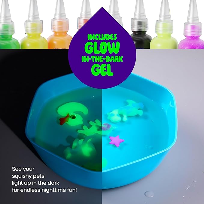 Dan&Darci Aqua Fairy Water Gel Kit for Kids - Gifts for Girls - Magic Elf Toy Kits - Waters Pets - DIY Squishy Maker Set - Craft for Kids - Squishies Toys Crafts - Gifts for Boys & Girls (Jumbo Pack)