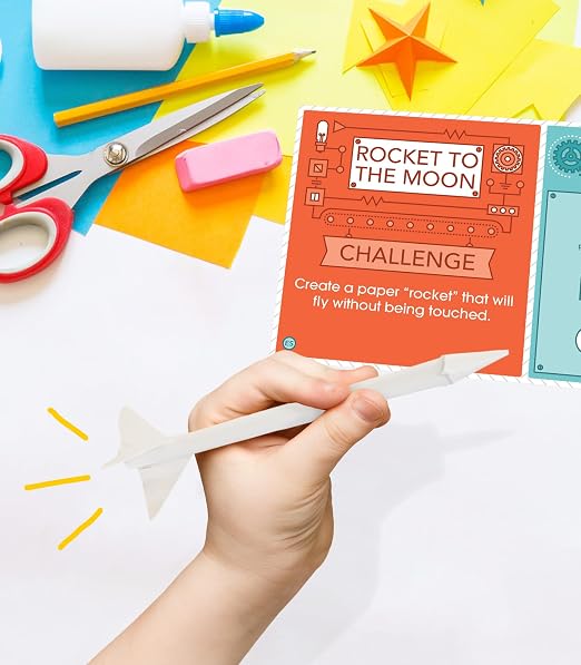 Carson Dellosa Stem Challenges, Seasonal, Physical, Life, Earth and Space Science Kits for Kids Ages 7-10, Educational Games and Experiments for 2nd Grade and Up