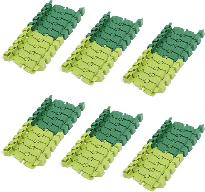FUNBUD 96 Pieces Dinosaur Track Expansion Set for Kids - Birthday Gift for Boys Ages 3-5 5-7, Compatible with Most Dino Tracks, Creative Add-On Toy to Build