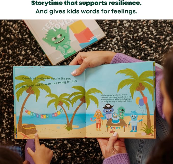 Emotional Learning Game & Books Bundle – Emotion Seekers Board Game + 3 Hardcover Children Books to Teach Social Skills, Emotion Regulation & Empathy – Educational Gift – Ages 4+