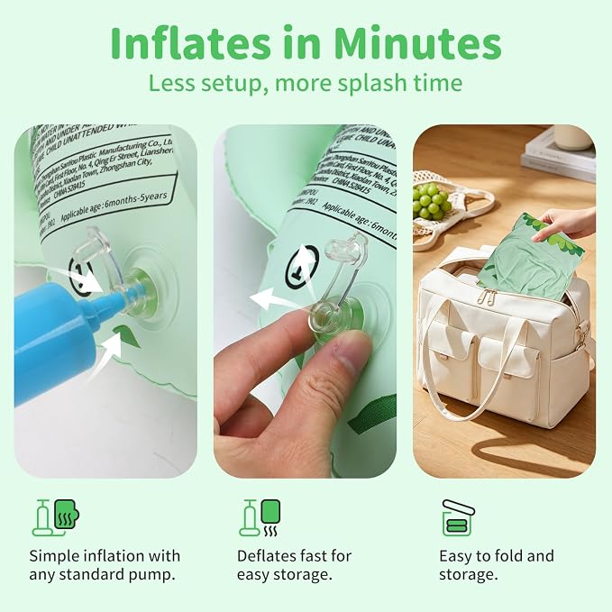 Inflatable Baby Swim Safe Seat Float Ring Toddler Pool Float with Seat Boat Inflatable Ride-on Swimming Pool Toys for Kids Outdoor