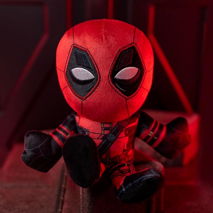 Bleacher Creatures Marvel Deadpool 8" Kuricha Sitting Plush - Soft Chibi Inspired Toy