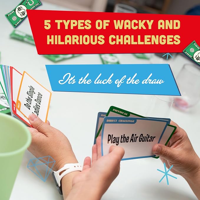 Go Big or Go Broke by EAP Toy & Games – Game Night Just got Bigger Than Charades | Bet The Big Bucks with This Party Game for Kids, Family, Friends & Teens | Easy, Hilarious Fun for 3 or More Players