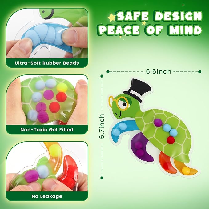 3 otters Color Sorting Toy, Matching Games for Toddlers Sensory Fidget Toy for Kids Fine Motor Matching Games for Preschool Gifts Activities Travel Essential Stock Stuffering