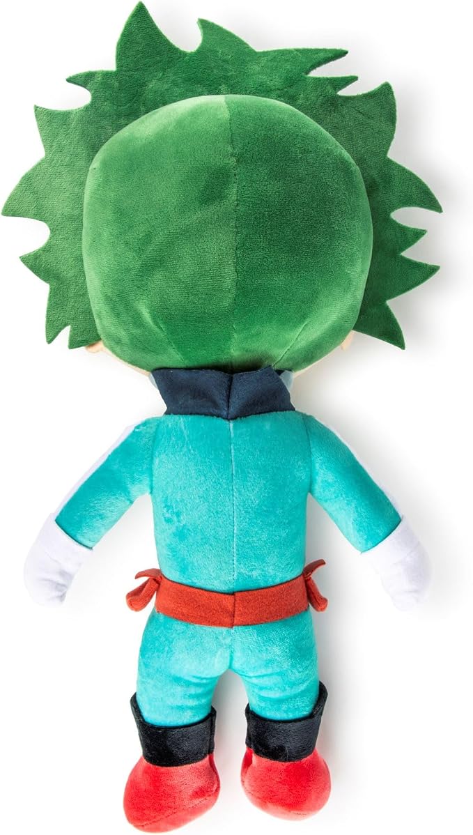 Jay Franco Anime Plush Pillow Buddy - Soft Plushie Stuffed Pillow, Green - Deku