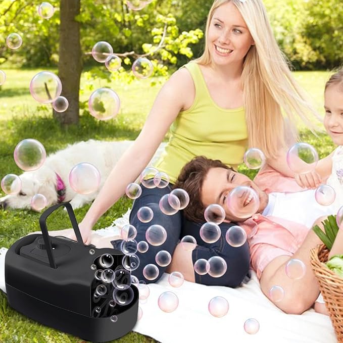 Bubble Machine Wedding,Blowing Foam Sprayer | Bubble Blowing Machine | for Boys Girls Shower Bath Christmas Birthday Easter Party Outdoor