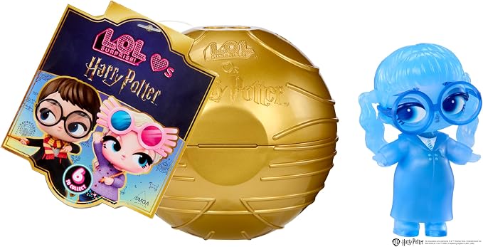 LOL Surprise Loves Harry Potter Tots – Golden Snitch Ball, Play & Display, 7 Total Surprises – Collect All 6!