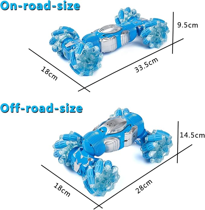 BEMITON Remote Control RC Cars for Boys, Gesture Sensing RC Stunt Car 6 7 8-12 9 10 11 Year Old Kids Gifts, 4WD Off Road Double Sided Drift Truck, Best Birthday Gift