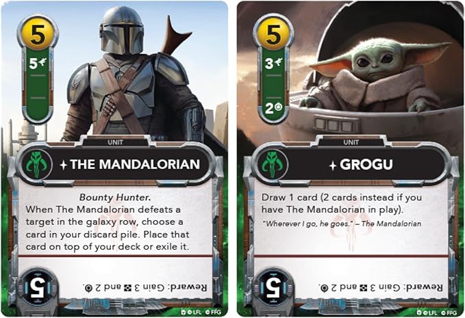 Asmodee Star Wars: The Deckbuilding Game: Mandalorian Faction Pack - Play as The Mandalorian, Bounty Hunters & Troopers, Strategy Game for Kids & Adults, Ages 12+, 2 Players, 30 Minute Playtime