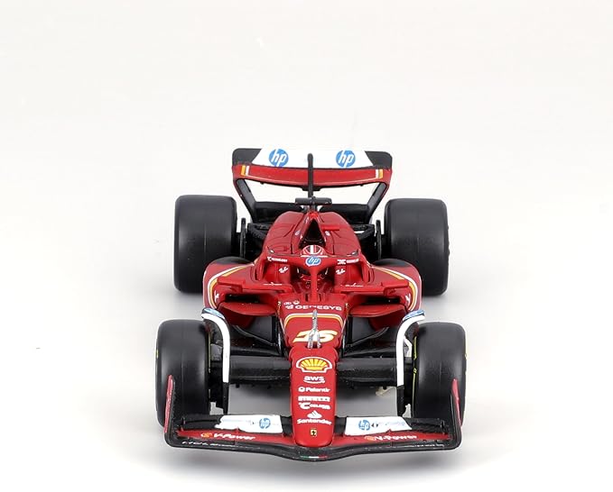 Bburago 1:43 Scale Die-Cast Ferrari SF-24 with Helmet (2024), Leclerc #16