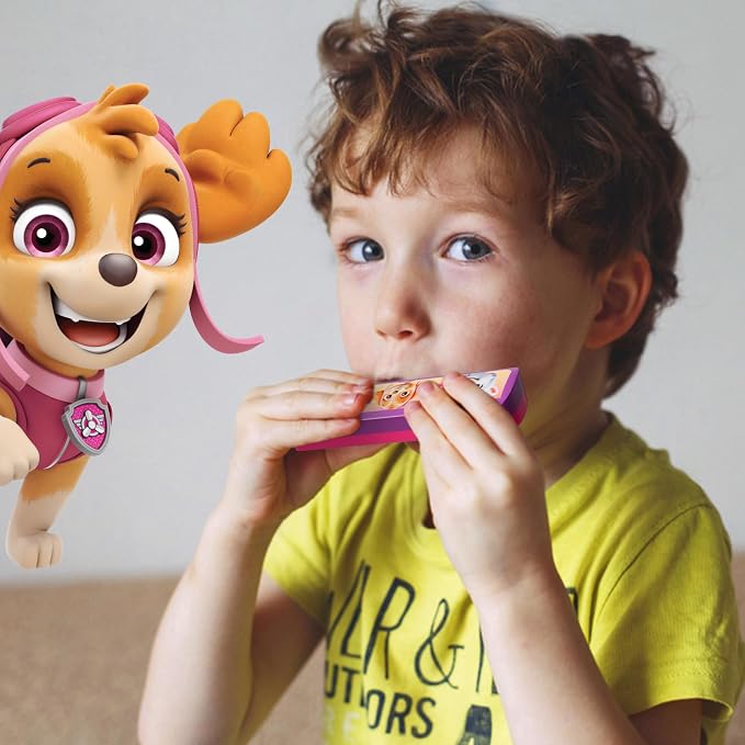 Lollipop Paw Patrol for Girls: Paw Patrol Adventure Trio - Rescue Harmonica, Ukulele, and Flute Toddler Musical Instruments Set