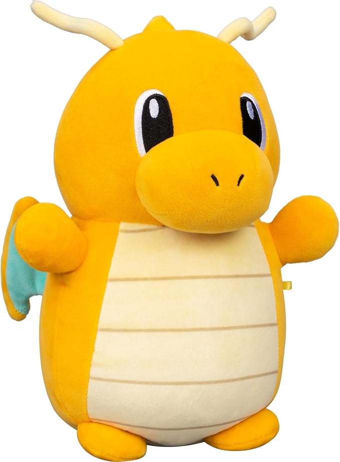 Squishmallows Original Pokémon 10in Dragonite HugMees – Ultrasoft Official Jazwares Plush (Medium-Sized)