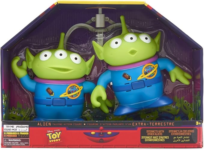 Disney Store Official Aliens Talking Action Figure from Toy Story, Features Sounds and Phrases from The Movies, Interacts with Other Figures and Toys