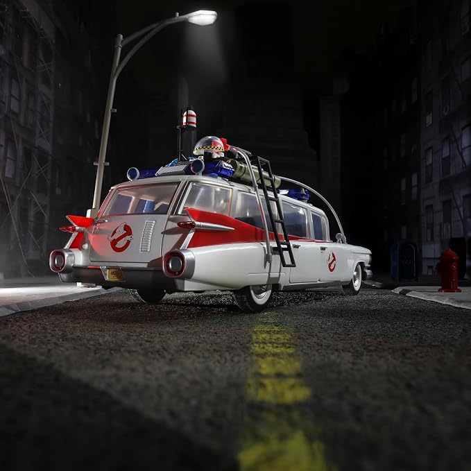 Ghostbusters Plasma Series Ecto-1 (1984), 1:18 Scale Toy Car, Toys for Ages 14+ (Amazon Exclusive)