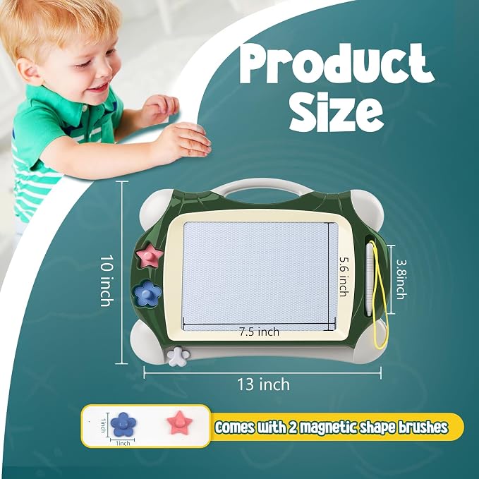 Magnetic Drawing Board, Toddler Toys for Age 1 2 3 Boys Girls, Toddler Drawing Board, Birthday Easter Christmas Halloween Kids Toy Gifts for Boys and Girls