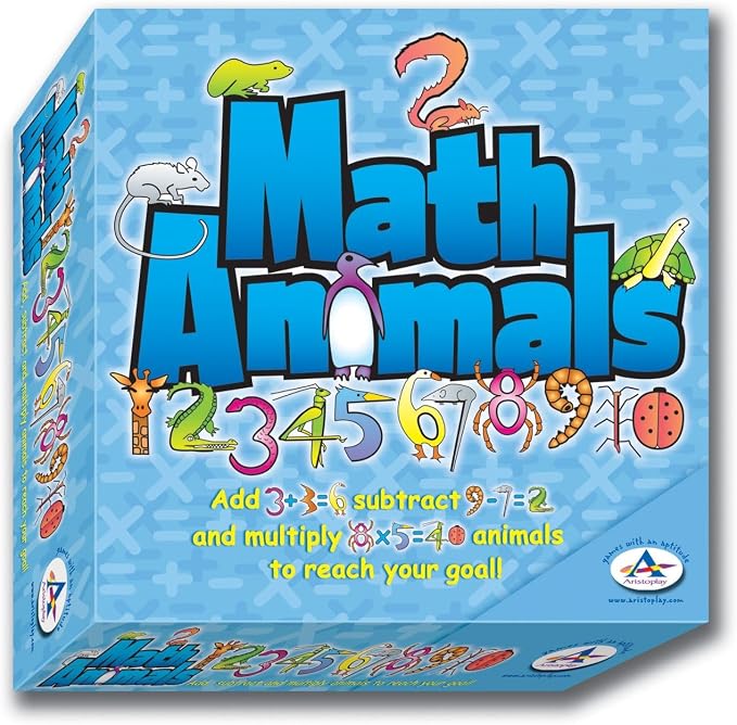 Talicor Mathanimals - Fun and Educational Math Game for Kids - Learn and Practice Math Skills - Ideal for Family and Classroom Play