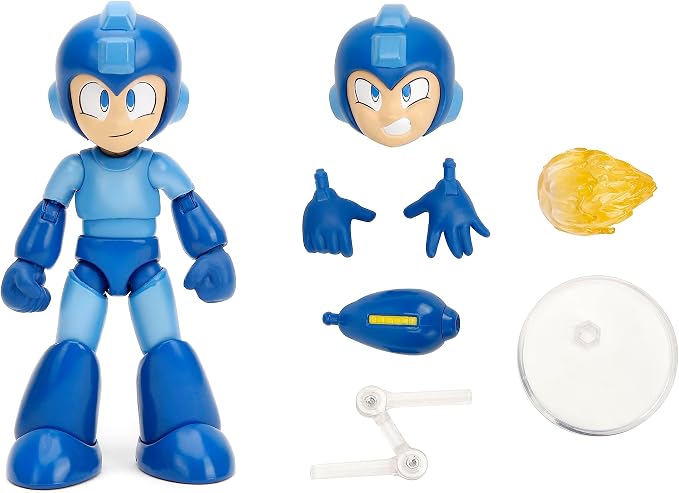 Mega Man 4" Mega Man Action Figure, Toys for Kids and Adults