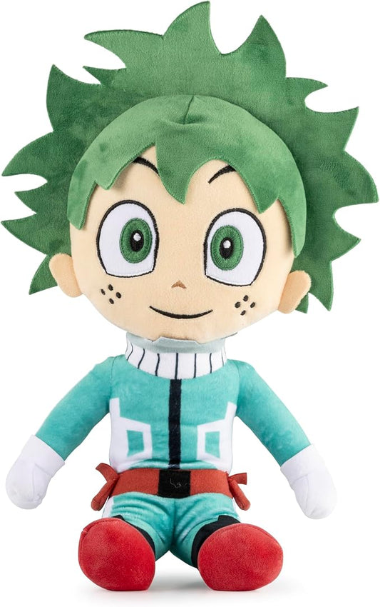 Jay Franco Anime Plush Pillow Buddy - Soft Plushie Stuffed Pillow, Green - Deku