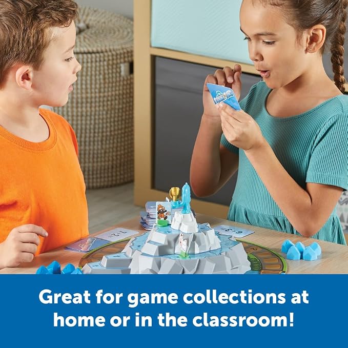 Learning Resources Summit Sums - Math Manipulatives, Montessori Board Games, Addition and Subtraction, Counting literacy Toys, STEM for Kids, Critical Thinking, Gits for Boys and Girls