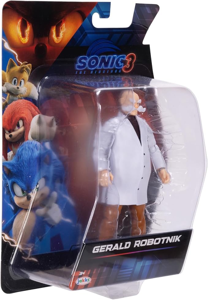 Sonic The Hedgehog Sonic 3 Movie 5" Action Figures: Gerald Robotnik Wave #3