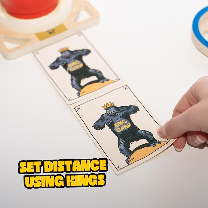 King Pong Original Shot-Making Tabletop Game for Kids, Teens & Adults | 1-4 Players | Skill-Based Gameplay | Many Ways to Play | Competitive Friends & Family Game