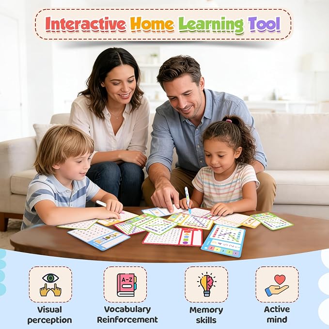 Sight Words Kindergarten Learning Activities: 160 Word Search Spelling Games - Reusable Water Coloring Flash Cards for Studying - Educational Travel Games for Road Trip 4-8 Year Olds