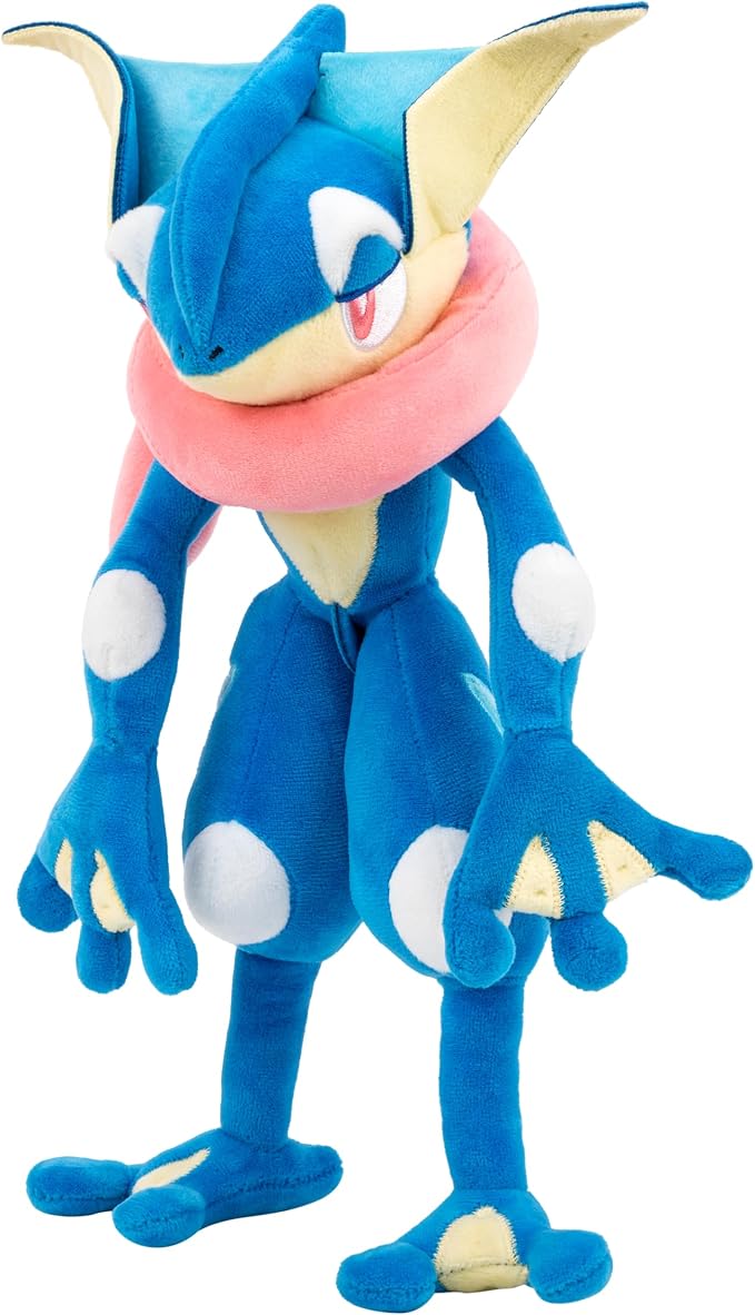 Pokemon Greninja Plush - 12-Inch Soft Plush with Authentic Details