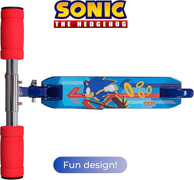 2 Wheel Kick Scooter for Kids, Foldable, Light Up LED Wheels