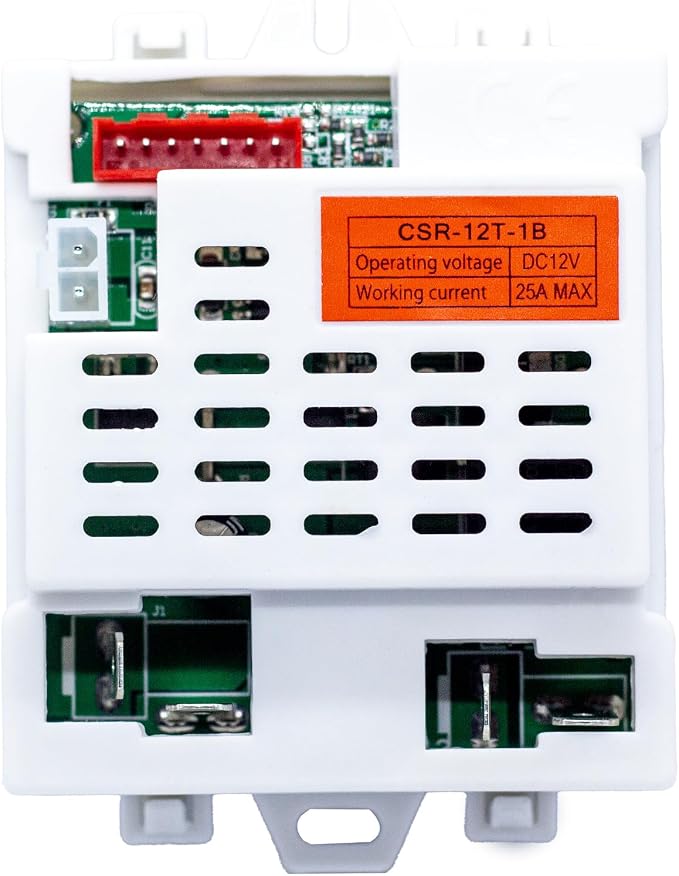 Replacement CSR-12T-1B=CSR-12T-1A 12v Control Box and 2.4ghz Remote Control for Ride on car Compatible with Power Wheels Best Choice Products Jeep Parts KidsTruck Controller Control kit