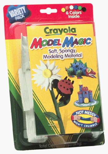 Crayola Model Magic, Modeling Material, .5 Ounces 6/Pkg-Primary