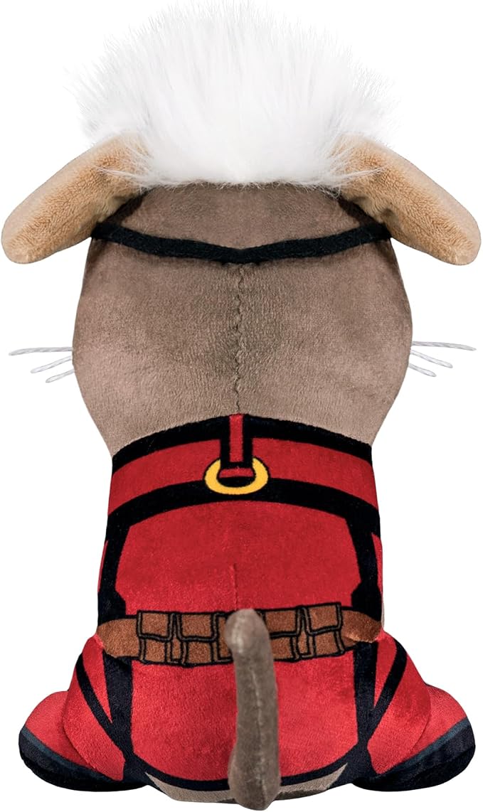 Bleacher Creatures Marvel Deadpool 3 Dogpool 8" Kuricha Sitting Plush- Soft Chibi Inspired Toy