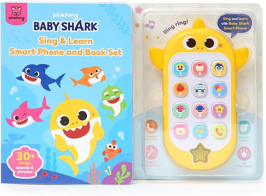 Pinkfong Baby Shark Sing & Learn Smart Phone and Book Set - Interactive Educational Book - Ages 1-3